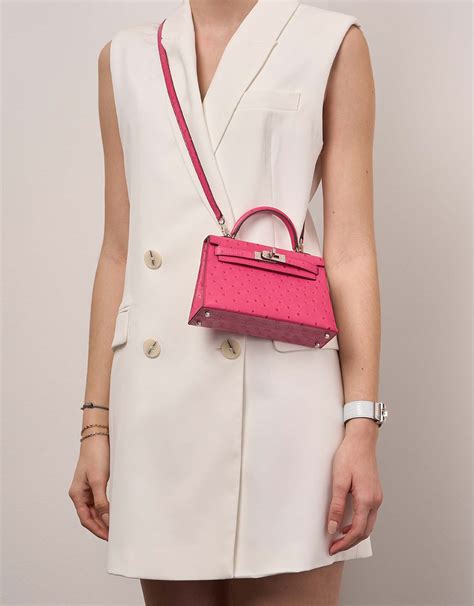 hermes mini kelly pink